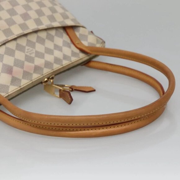 LOUIS VUITTON Damier Azur Figeri PM Shoulder Bag N41176 LV Auth 135424 - Picture 8 of 16